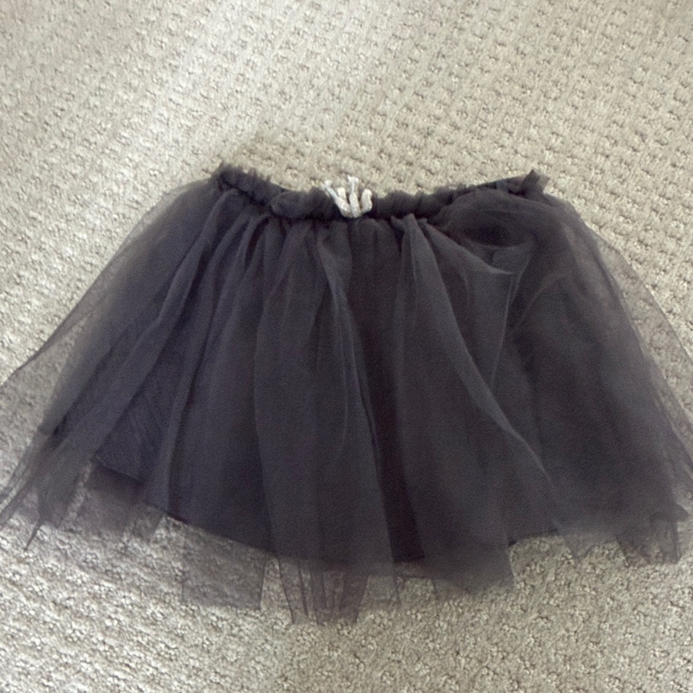 Zara Gray Tulle Skirt 4/5